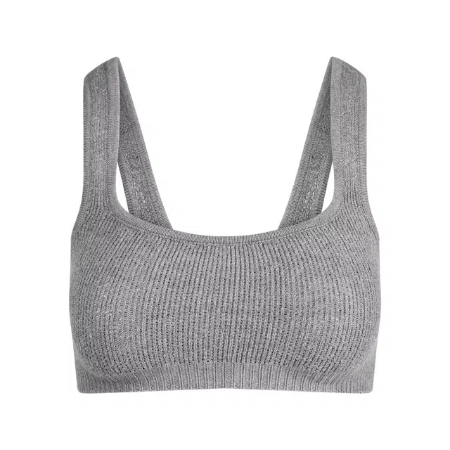 SKIMS FW25 TEXTURED KNIT BRALETTE
