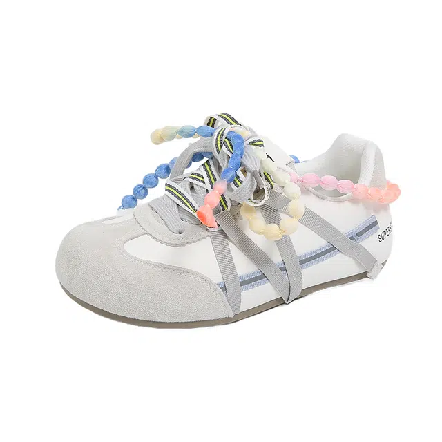 拾伍象 潮流时尚学生百搭小众轻便透气休闲通勤高颜值女鞋单鞋 板鞋 女