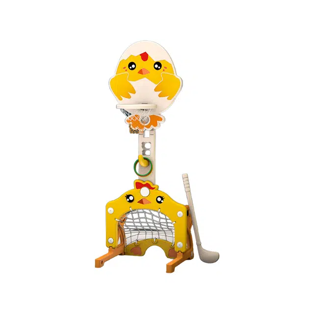 图米鱼 儿童企鹅篮球架 玩具足球家用投篮框架 可升降室内 早教教具