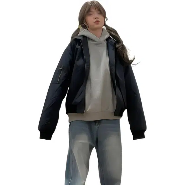 黑马漫画 美式复古飞行员高级感痞帅夹克外套 男女同款