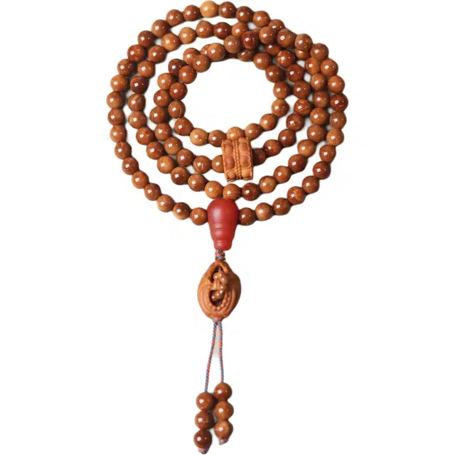 得笙陌 精品楼兰库莲花跑环转运珠无相#好运 库克 项链 男女同款情侣款