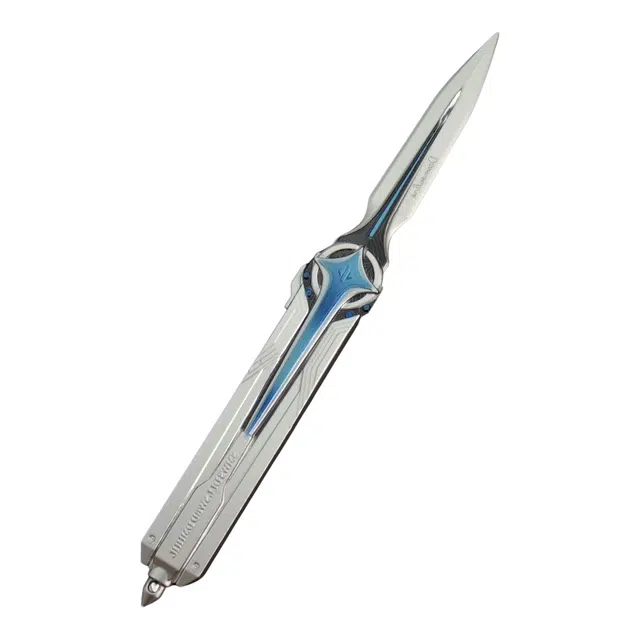 蒙小仔 全自动弹跳 北极星小刀 可伸缩 游戏道具 金属未开刃 其他静态模型