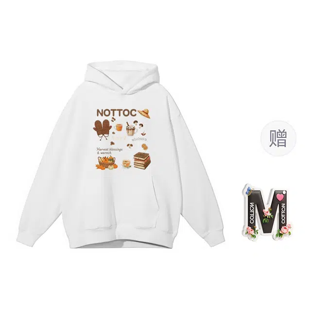 棉购 百搭简约舒适长袖卫衣 女款