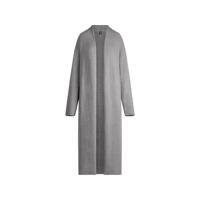 SKIMS FW25 TEXTURED KNIT LONG CARDIGAN