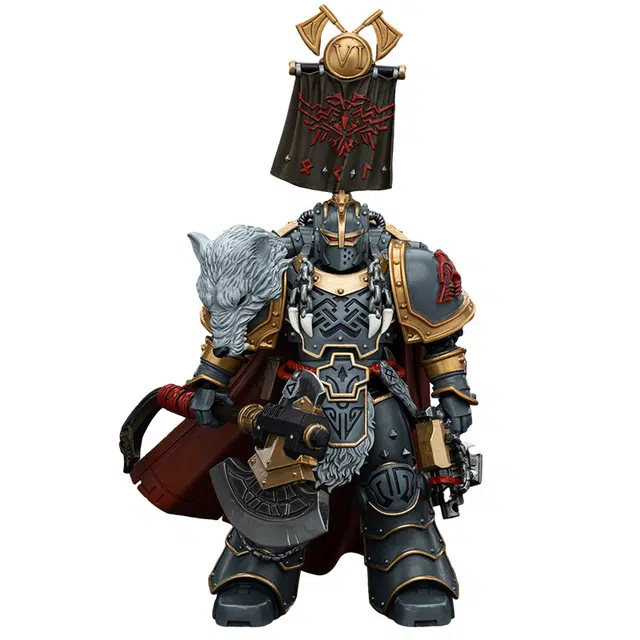 暗源 战锤太空野狼黎曼鲁斯比约恩基因原体 可动手办