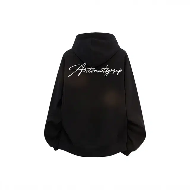 海底小纵队 美式复古高街宽松连帽百搭休闲通勤字母重磅长袖学院风落肩舒适卫衣 男女同款