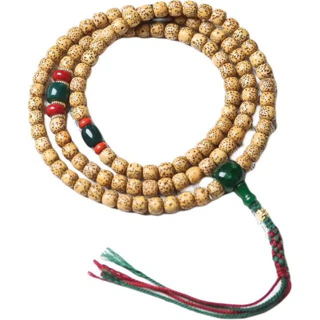 得笙陌 鸡油黄干青三通款时来运转国潮新中式是多圈手持串#好运 星月菩提 手串 男女同款情侣款