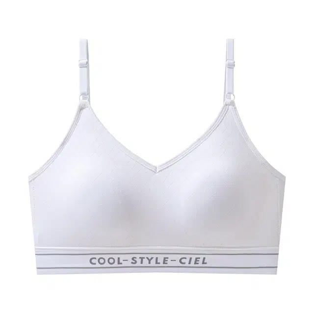 图兰朵 轻便凉感运动大胸显小收副乳防下垂上托无钢圈果冻条轻盈舒适聚拢简约纯色无痕自然防震稳固文胸 女款