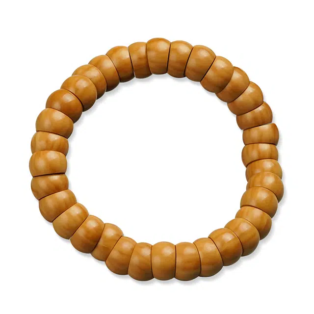 谧月珠宝 新中式国潮风复古佛珠文玩简约单圈绕指柔转运好运极简主义八方来财蒸蒸日上时尚百变转运好运 猴头核桃 手串 男女同款情侣款