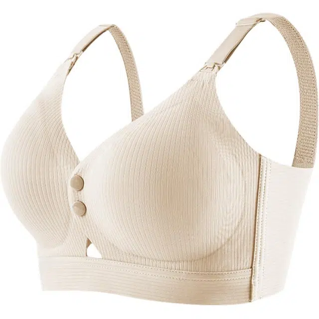 皇室品轩 哺乳内衣简约大方柔软透气亲肤承托便捷前开扣薄文胸 女款