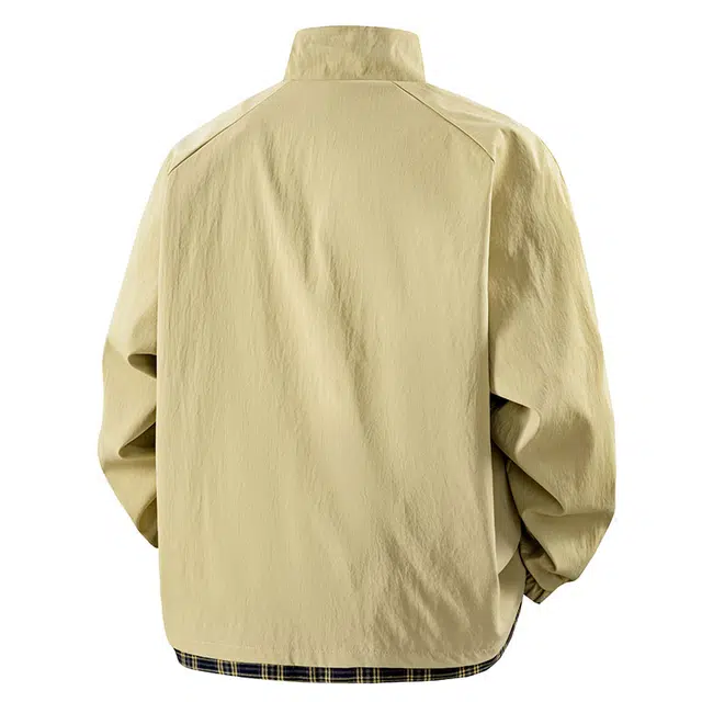 法文箱子 吉普男外套春秋季潮流时尚立领衫中青年宽松百搭夹克 男款