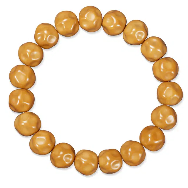 谧月珠宝 新中式国潮国风精工串作绕指柔全品奶酪复古本命年盘玩文玩转运珠小众设计经典百搭转运礼盒好运 猴头核桃 手串 男女同款情侣款