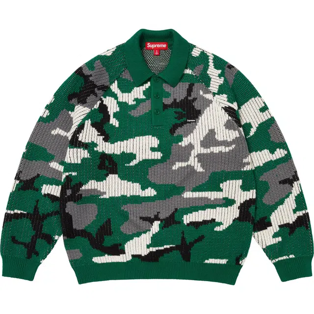 Supreme FW25 WEEK4 Small Box Polo Sweater Polo