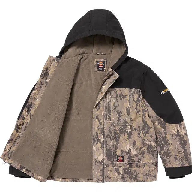 Supreme x Dickies FW25 FW25 WEEK4 Cordura Hooded Work Jacket logo