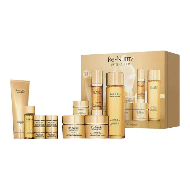 雅诗兰黛 白金奢宠护肤套装 保湿滋润 十一件套