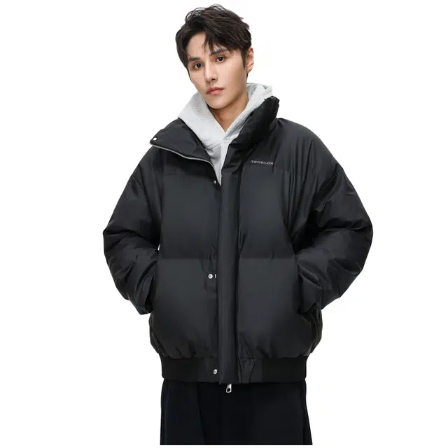 太子龍 加厚保暖宽松情侣面包服百搭休闲立领棉服 男女同款