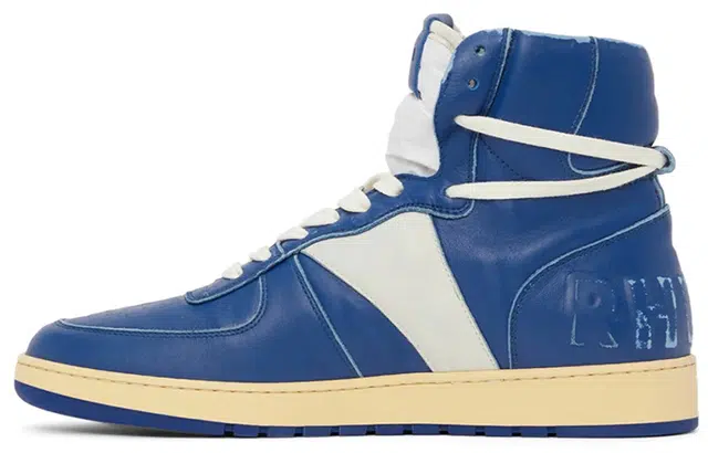 RHUDE High Top Blue White