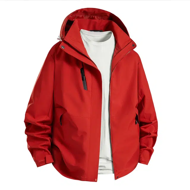 马员外 美式工装连帽软壳山系户外百搭春秋单冲放泼水休闲修身夹克 男女同款