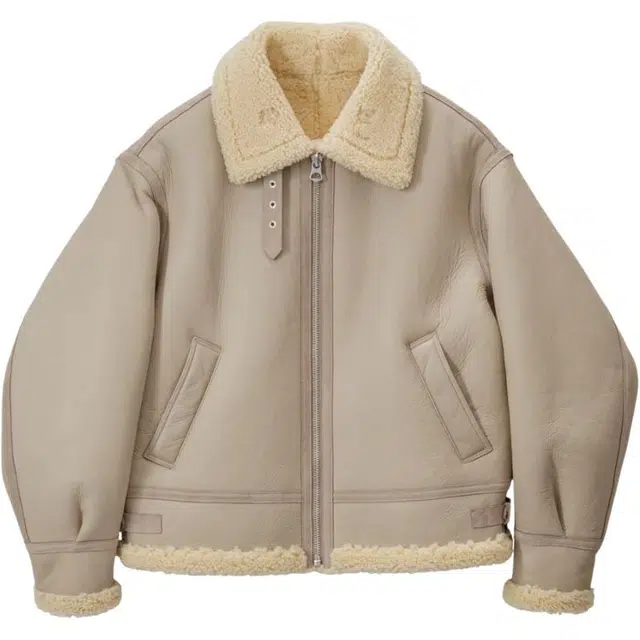Graphpaper FW25 Sheep Mouton B-3 Flight Jacket