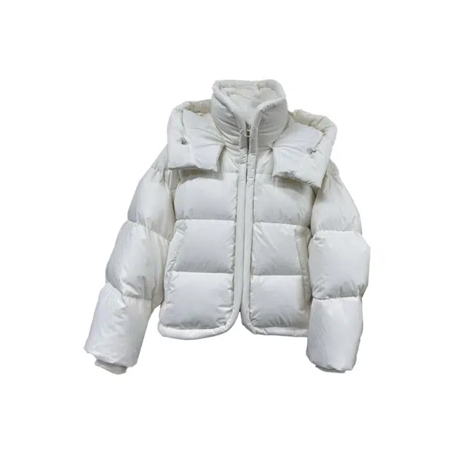 敲模女孩 文艺风慵懒感时尚设计休闲风格韩版保暖舒适连帽棉服 女款