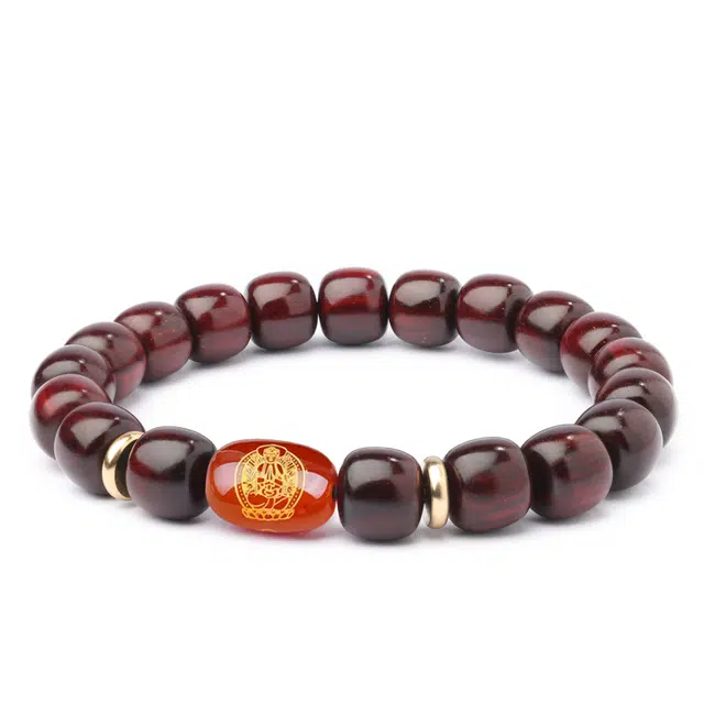 三檀小舍 十二生肖八大守护招财转运平安貔貅 小众文玩盘玩绕指柔礼盒#好运 紫檀属 手串 男女同款情侣款