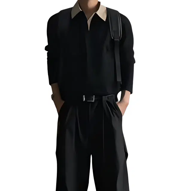 黑马漫画 千鸟格拼接美式长袖老钱风卫衣 男女同款