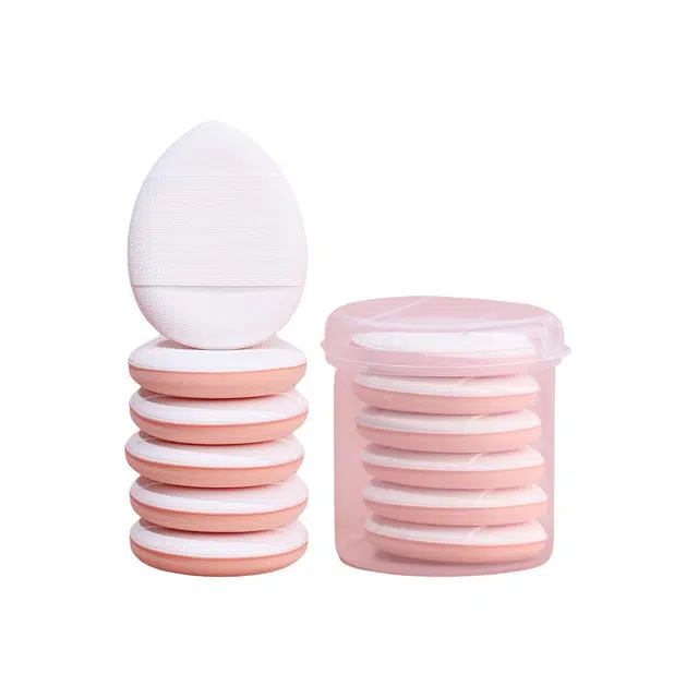 格安诺  迷你手指粉扑化妆海绵干湿两用粉底液不吃粉指尖粉扑 柔软