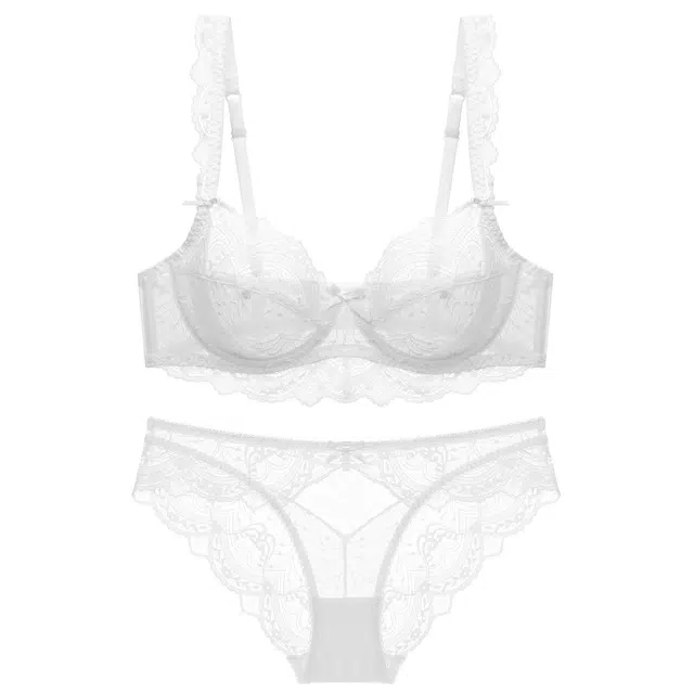 皇室品轩 超薄情趣蕾丝内衣裤套装 女款