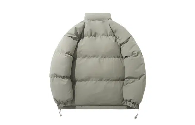 木林森 美式复古美拉德色系个性字母印花抗寒保暖锁温防小雨防风门襟柔软蓬松舒适百搭立领棉服外套 男女同款