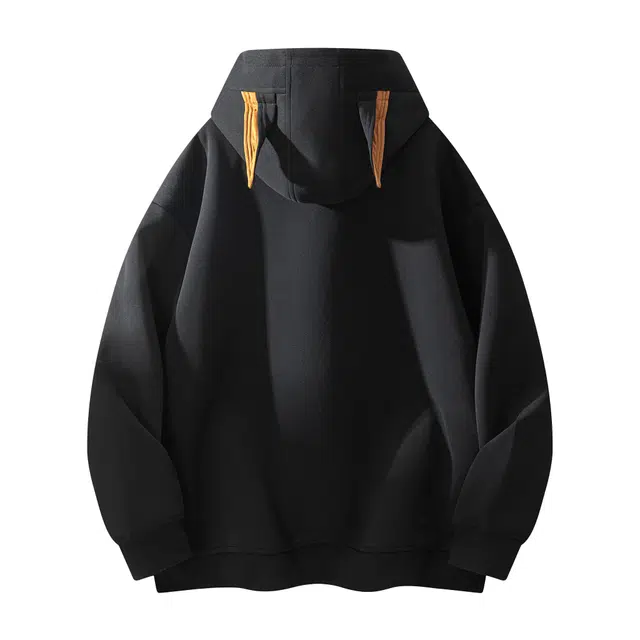 巴塞罗那足球俱乐部 美式高街复古简约基础款宽松休闲通勤百搭舒适慵懒风落肩套头长袖连帽卫衣 男女同款