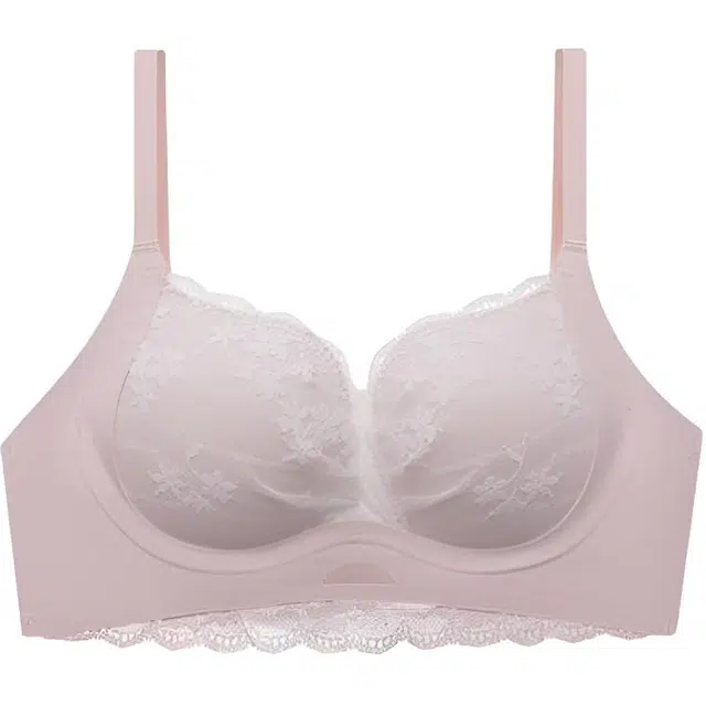 慕梵度 内衣收副乳反重力提拉肩带防下垂聚拢小胸优雅蕾丝舒适文胸 女款