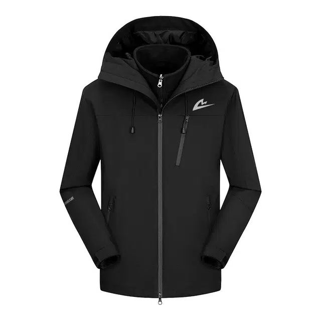 音速猫  三合一户外登山服运动外套  防水防风耐磨保暖冲锋衣 男女同款