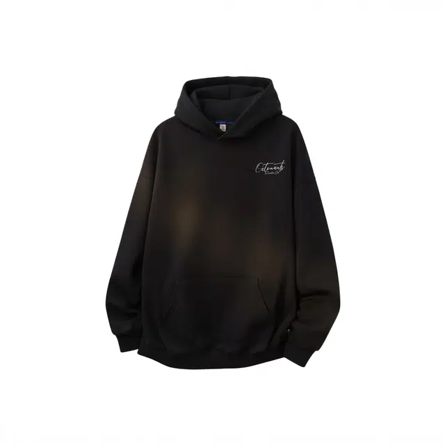 海底小纵队 美式复古高街宽松连帽百搭休闲通勤字母纯棉人物艺术字体印花重磅长袖学院风基础款落肩舒适加绒春秋国潮学生潮流卫衣 男女同款