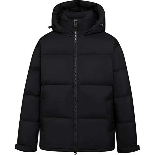 鸭鸭 冬日加厚连帽可拆卸面包服羽绒服 男女同款