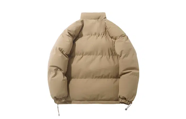 木林森 城市通勤户外休闲防泼水防风门襟保暖抗寒个性字母印花时尚百搭蓬松柔软舒适立领棉服外套 男女同款