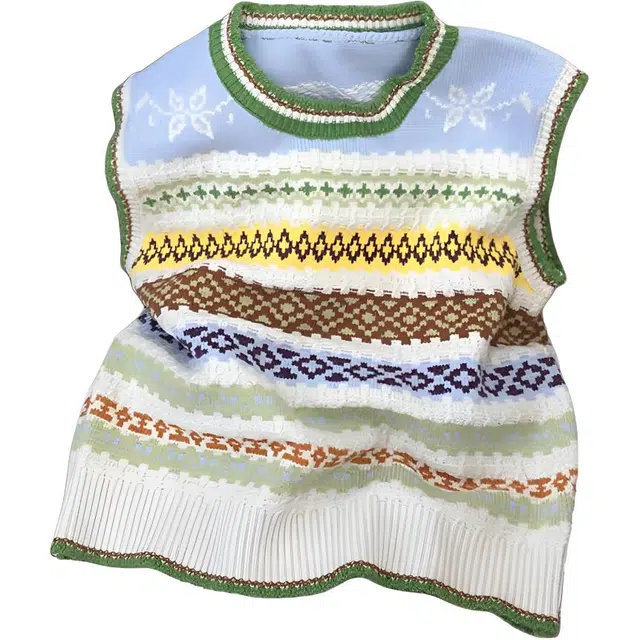 小菊川栗 复古休闲舒适柔软时尚优雅 针织衫 女款