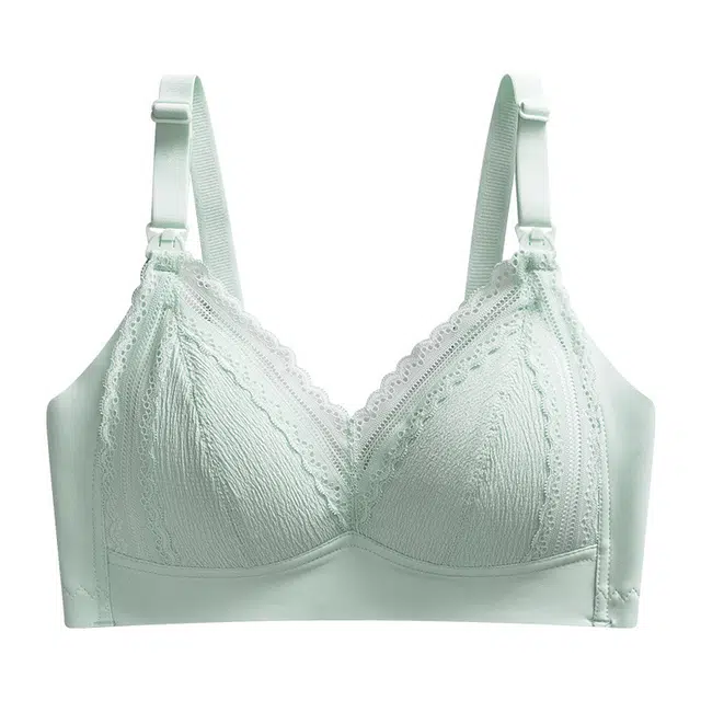 皇室品轩 乳内衣聚拢防下垂精致气质蕾丝上开扣无痕莫代尔哺乳文胸 女款