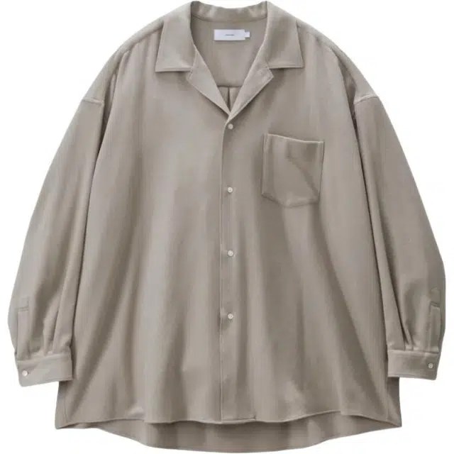 Graphpaper FW25 Extra Fine Wool Viyella Sleeping Shirt