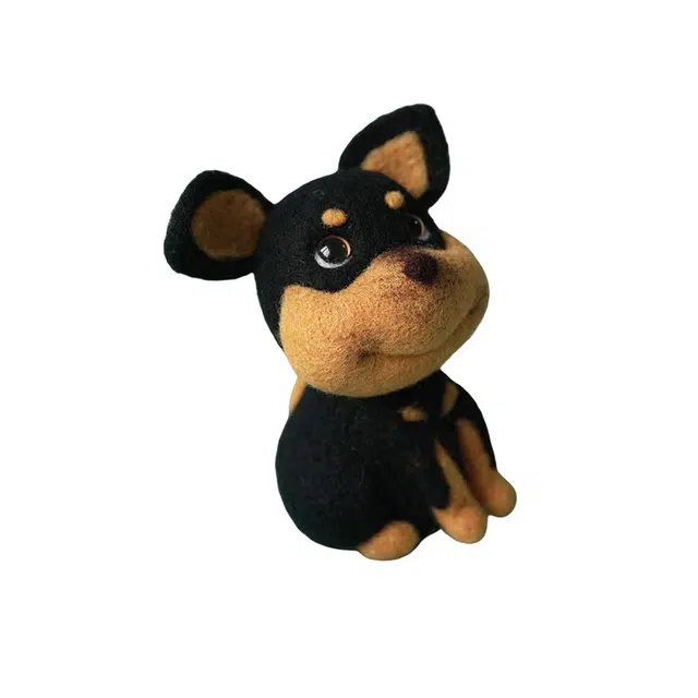 猴大使 蜜蜂狗羊毛毡戳戳乐 萌趣卡通 其他手工制作