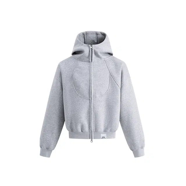 【dme】 潮牌美式高街重磅结构设计宽松连帽上衣外套男秋款时尚休闲情侣百搭中性卫衣帽衫 男女同款