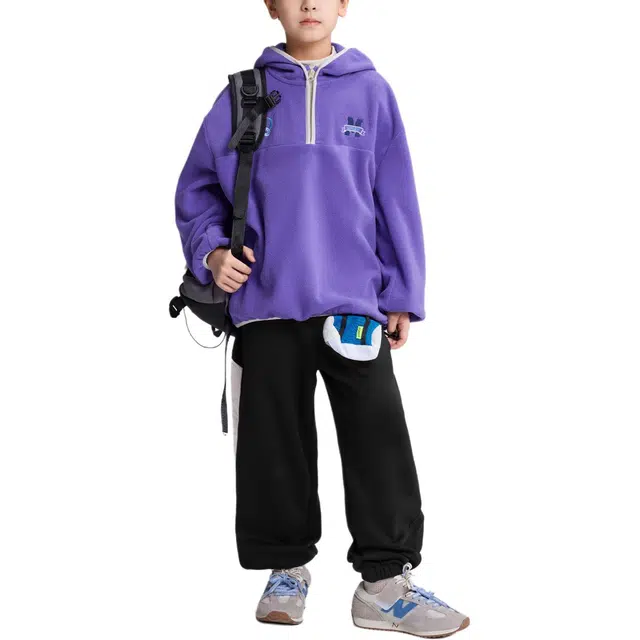 左西长裤 防风加绒保暖耐磨抗静电束脚休闲 儿童款