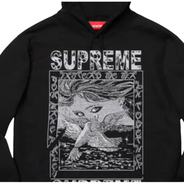 Supreme FW19 Week 2 Doves Hooded Sweatshirt