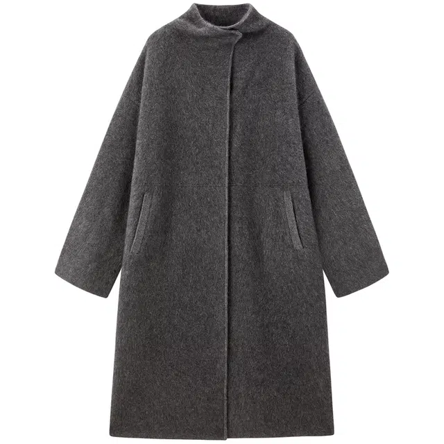 太平鸟 宽松直筒高级感牦牛绒大衣式开衫针织衫 女款