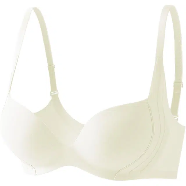 皇室品轩 粉底液无痕裸感内衣女小胸聚拢显大调整型固定杯上托收副乳文胸 女款