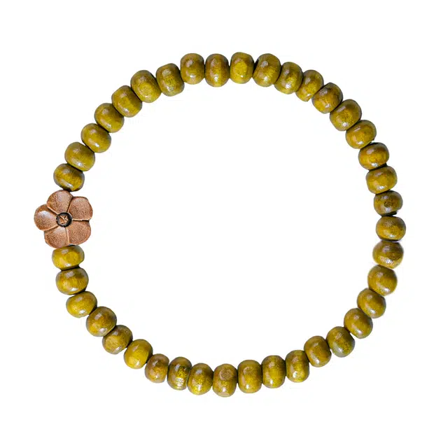 素于 新中式国潮文玩简约大方轻奢高级感如意事业有成转运珠精致优雅盘玩手饰#好运 柴木 手串 男女同款情侣款