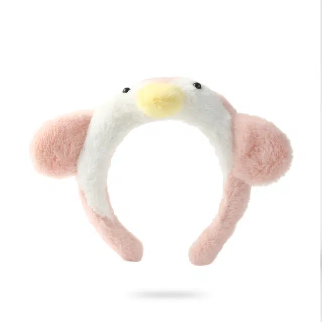 如花梦 可爱万岁 卡通甜美可爱企鹅百搭宽边头饰 布艺 发箍 女款