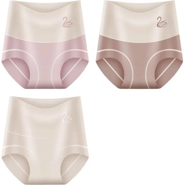 帕兰朵 高腰冰丝女夏季薄款速干微收腹蜜桃提臀瑜伽健身女士裤头三角内裤 女款