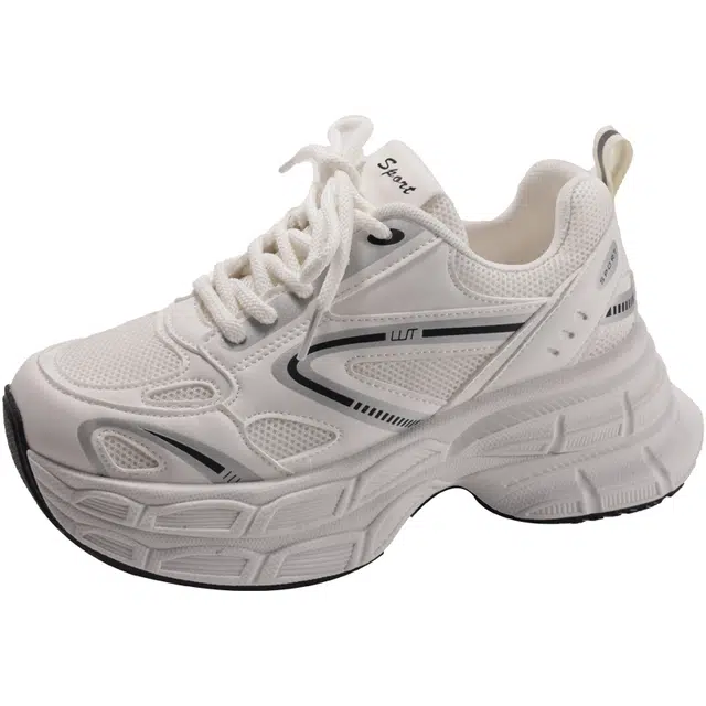 拾伍象 时尚潮流百搭舒适轻便高颜值休闲运动鞋女鞋 老爹鞋 女