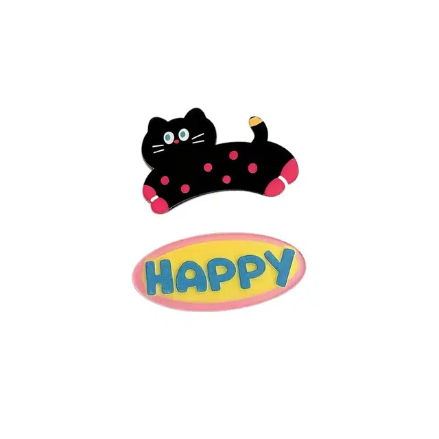 希铃 可爱卡通萌宠 亚克力 发夹 女款