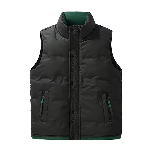海尔斯  休闲潮流舒适  羽绒马甲  男款